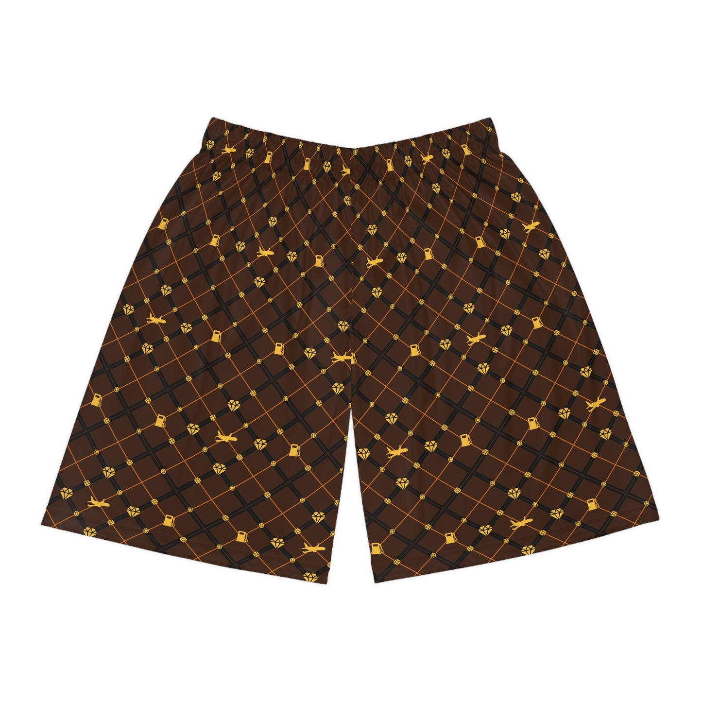 Diamonds and Jet Fuel Basketball Shorts