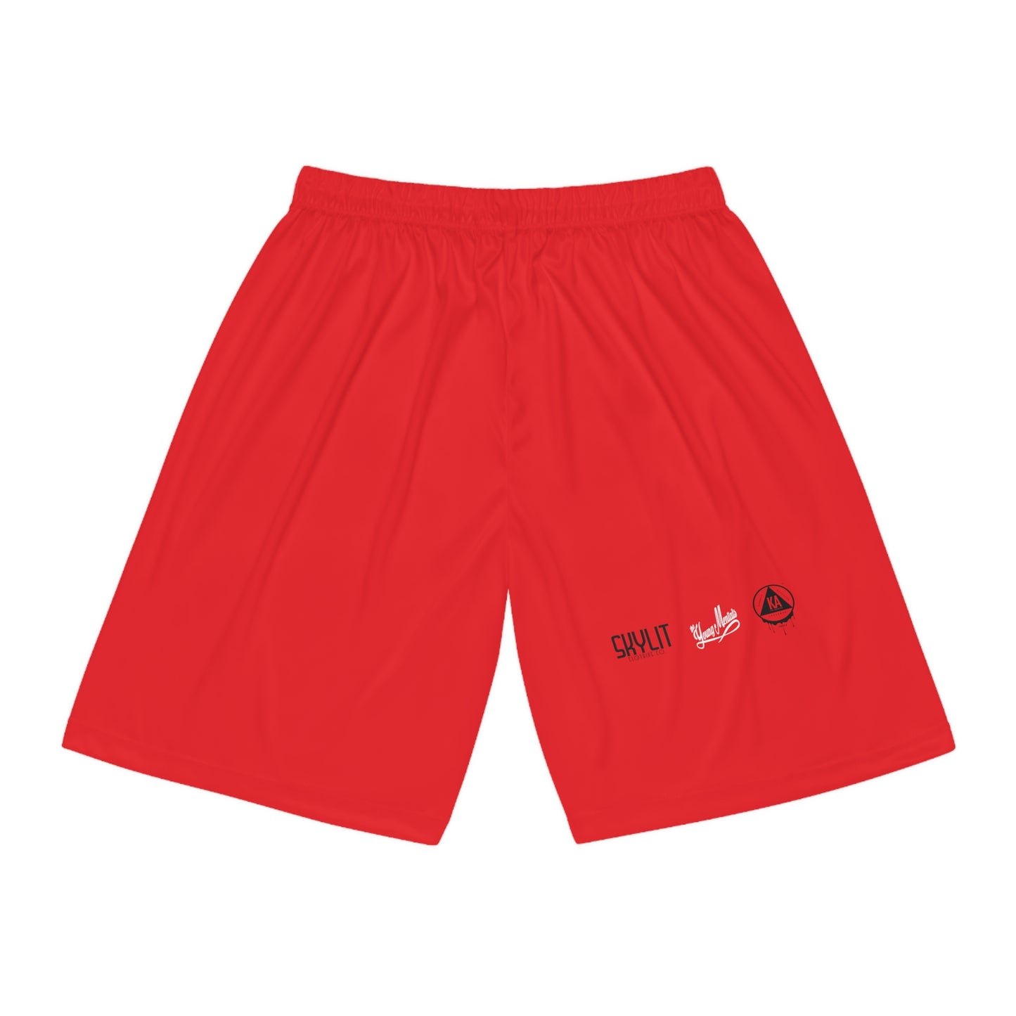 Skydrated Basketball Shorts (Red)
