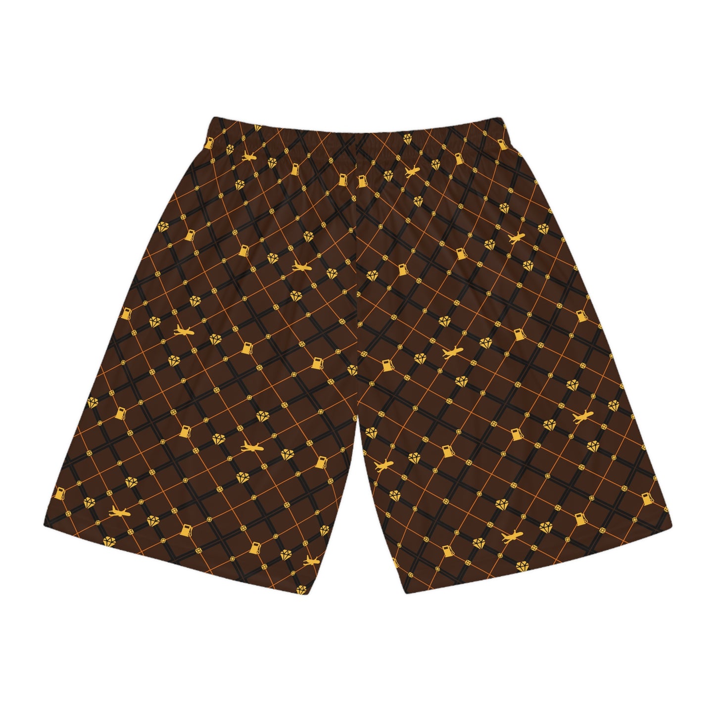 Diamonds and Jet Fuel Basketball Shorts