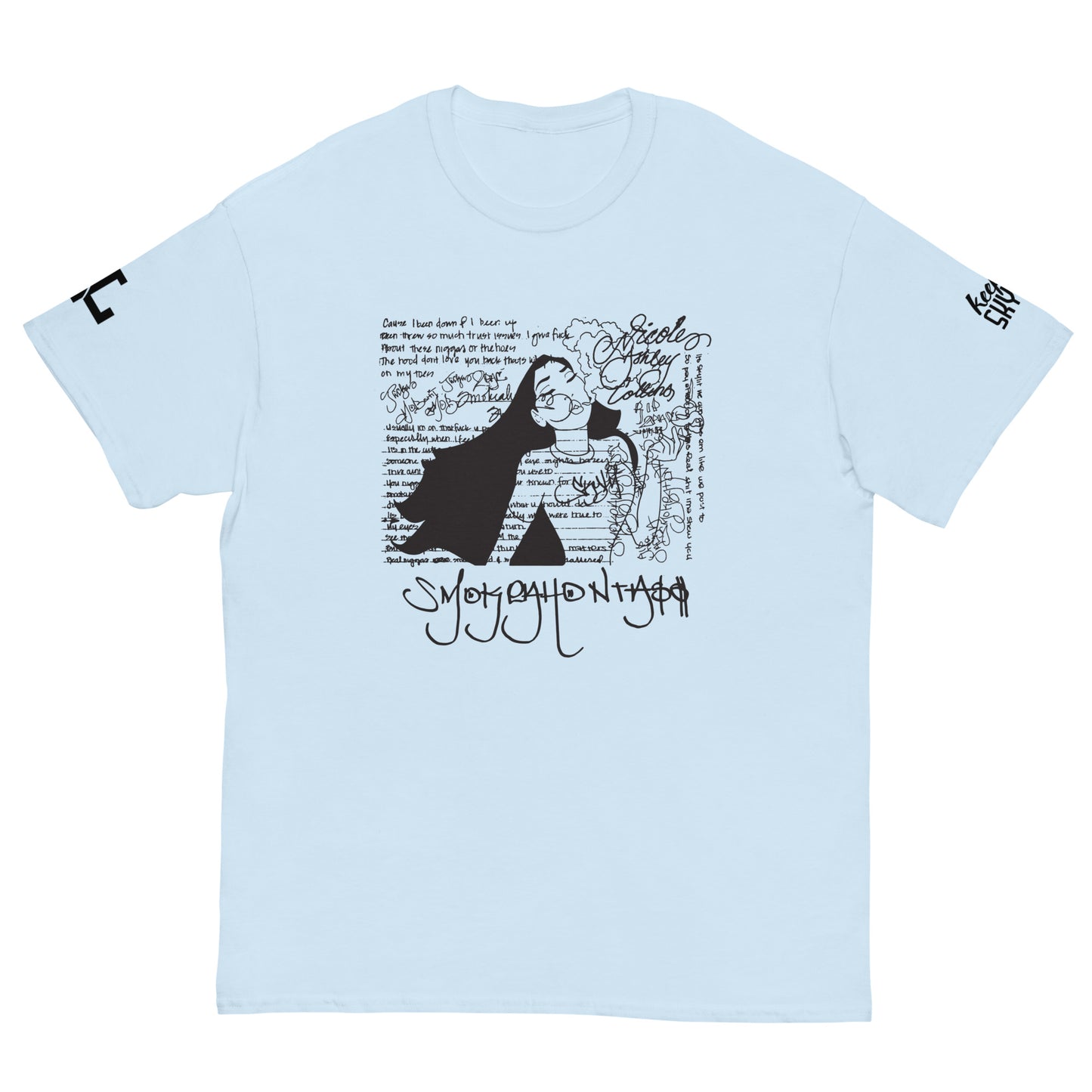 Smokeahontass Rhymebook T-Shirt With Black