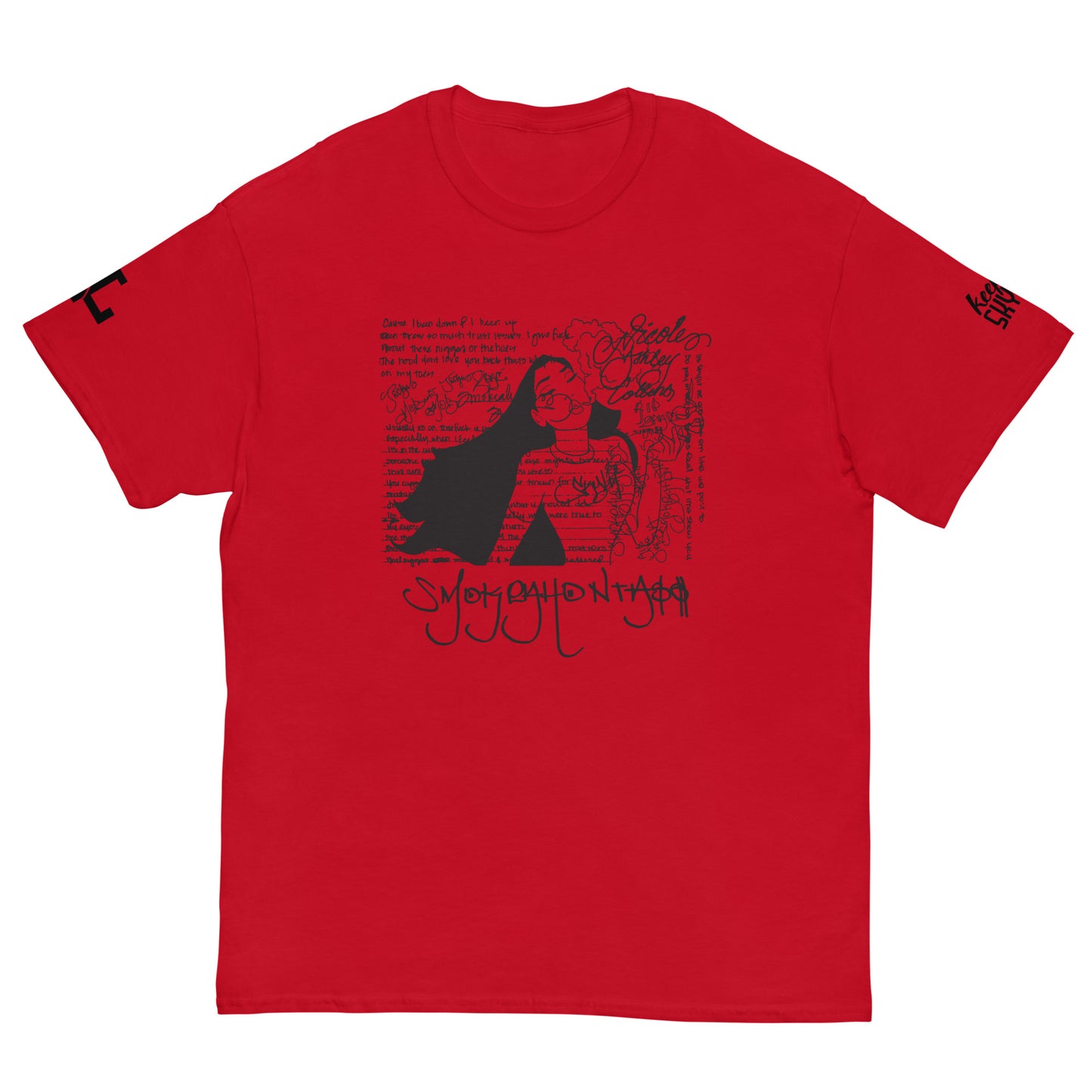 Smokeahontass Rhymebook T-Shirt With Black