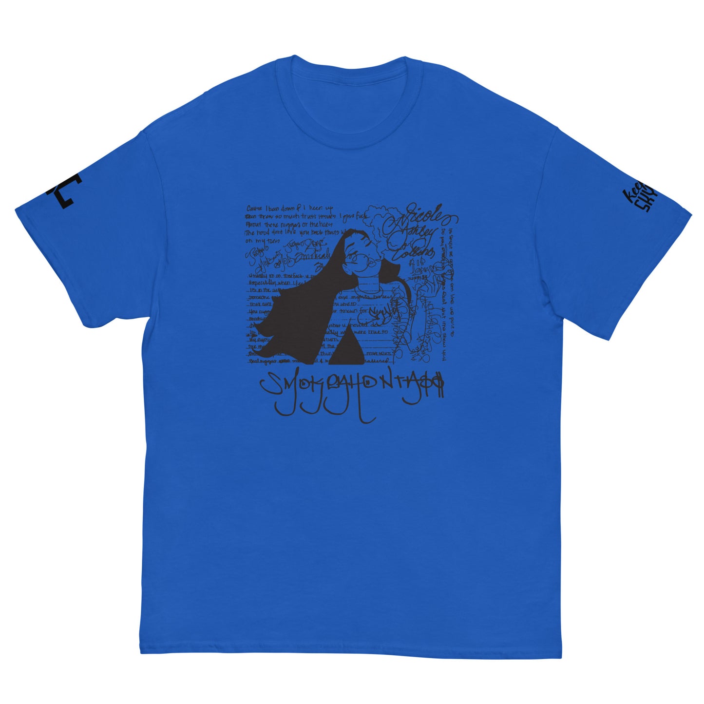 Smokeahontass Rhymebook T-Shirt With Black