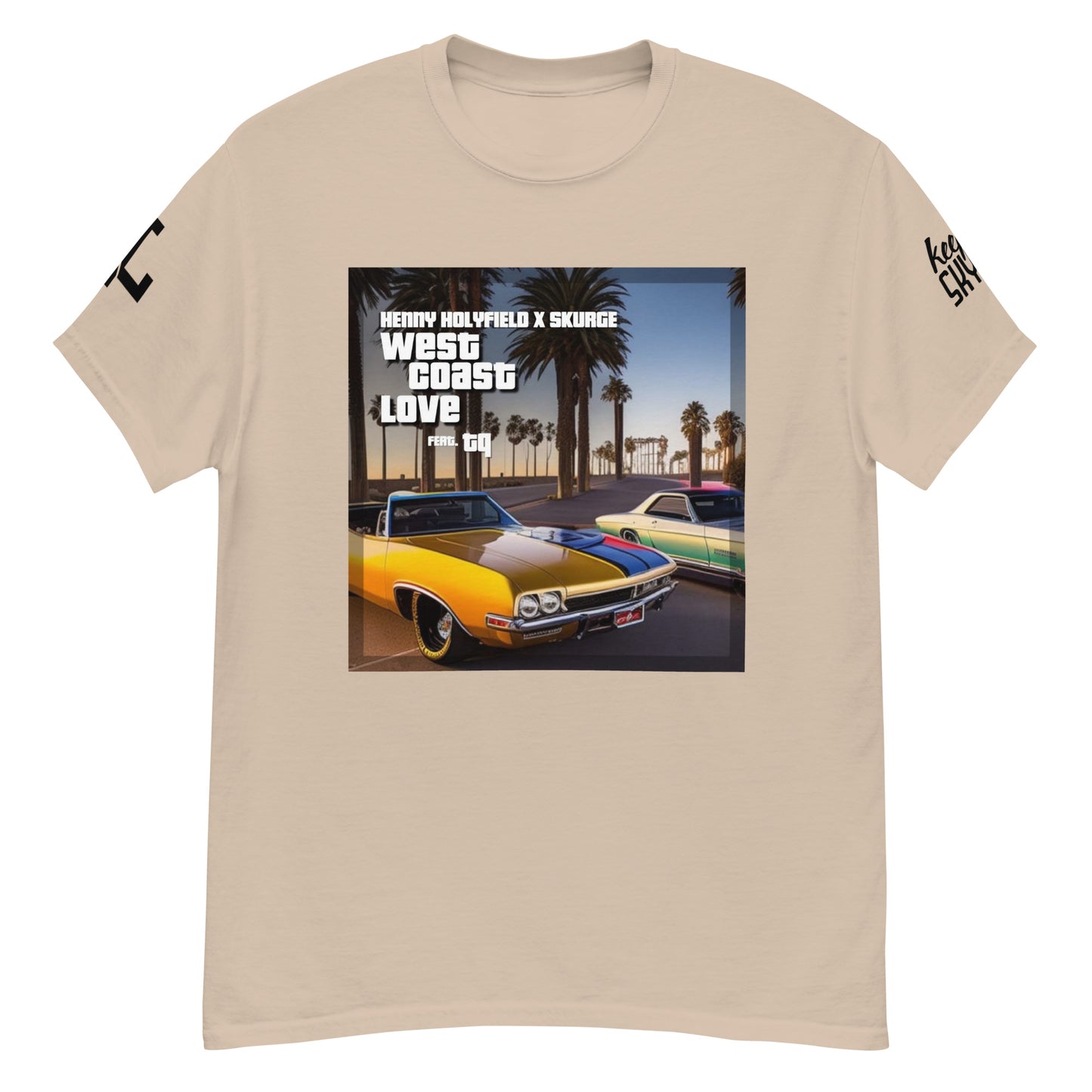 West Coast Love T-Shirt W/ Black