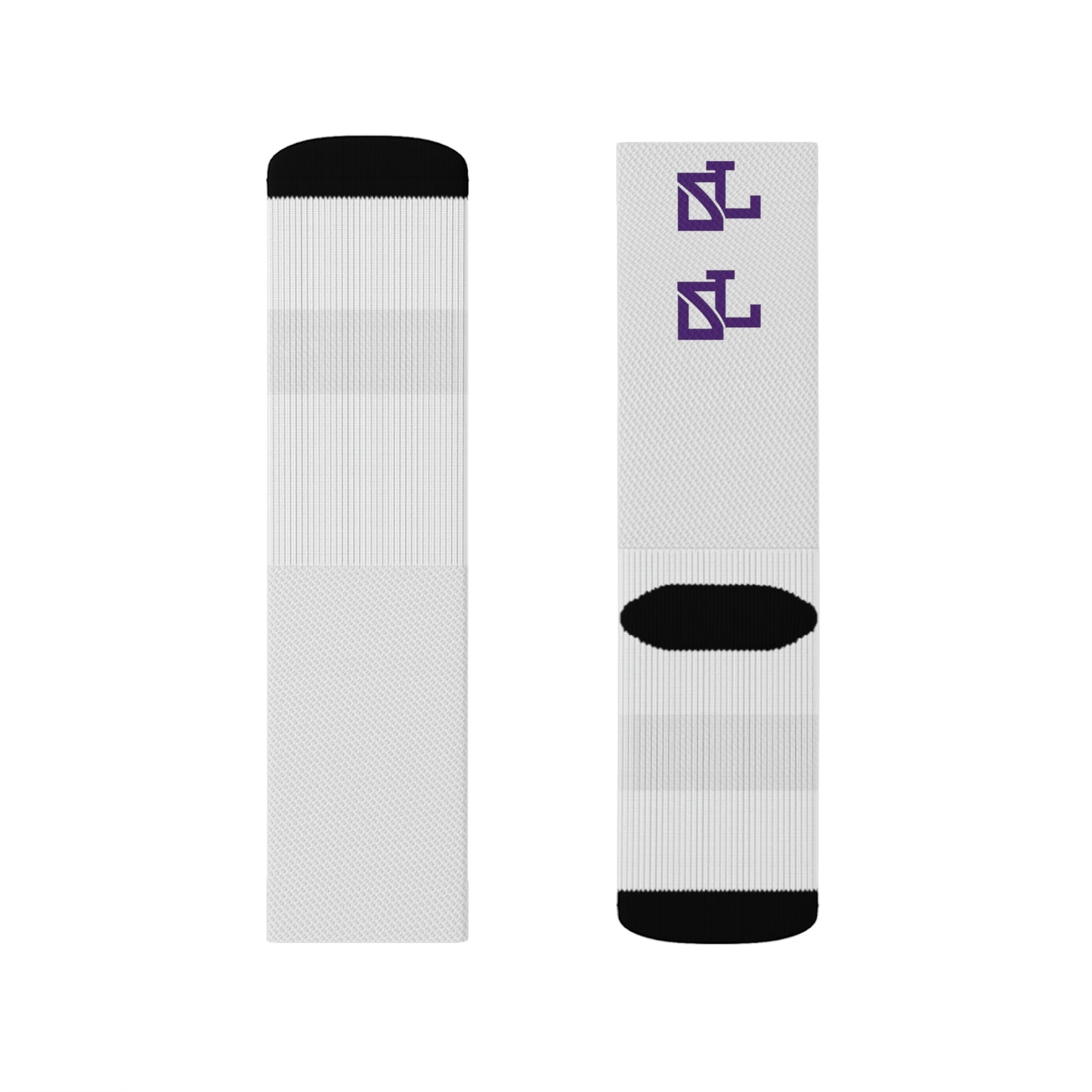 Skylit Music Socks (wht/pur)
