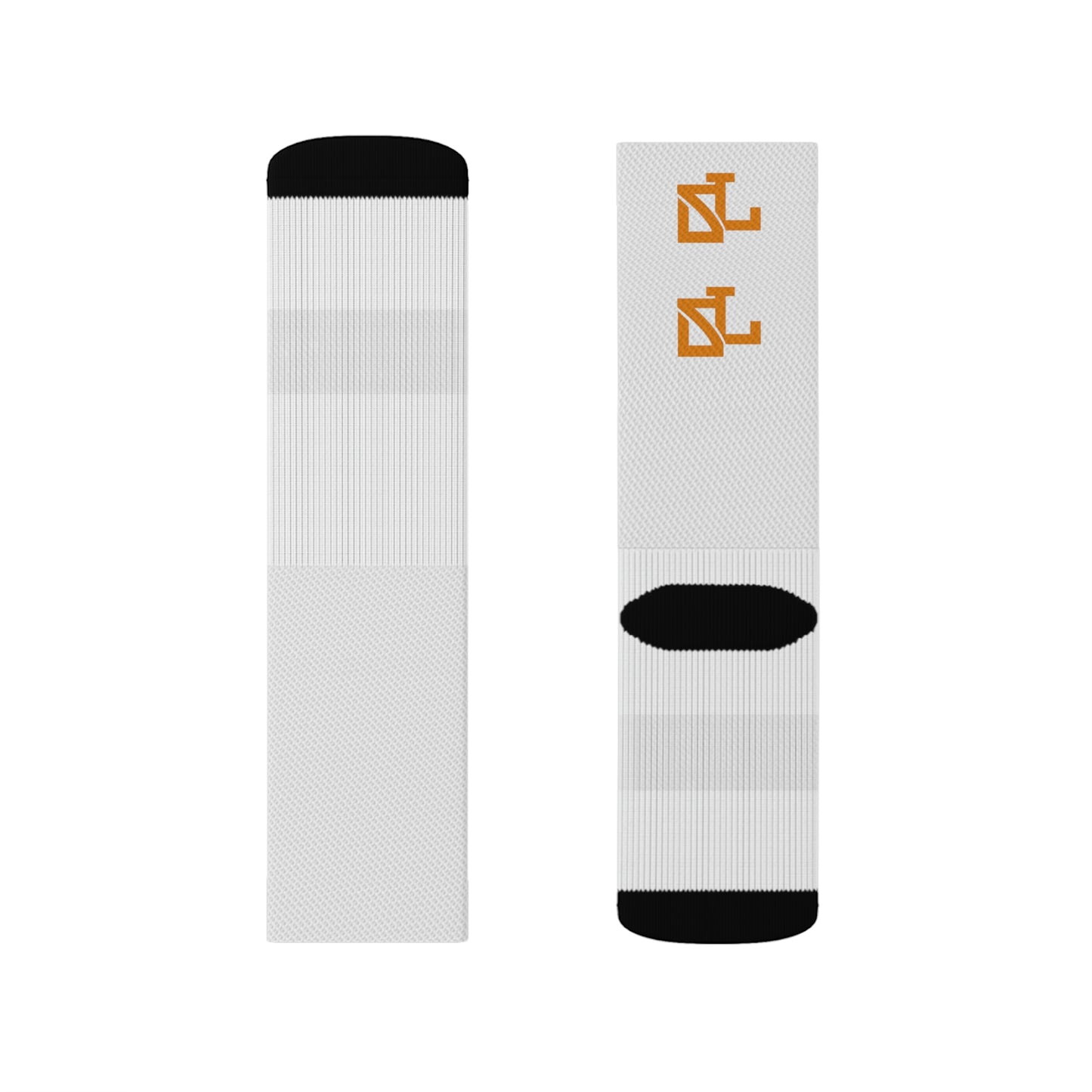 Skylit Music Socks (wht/org)