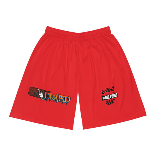 Skydrated Basketball Shorts (Red)