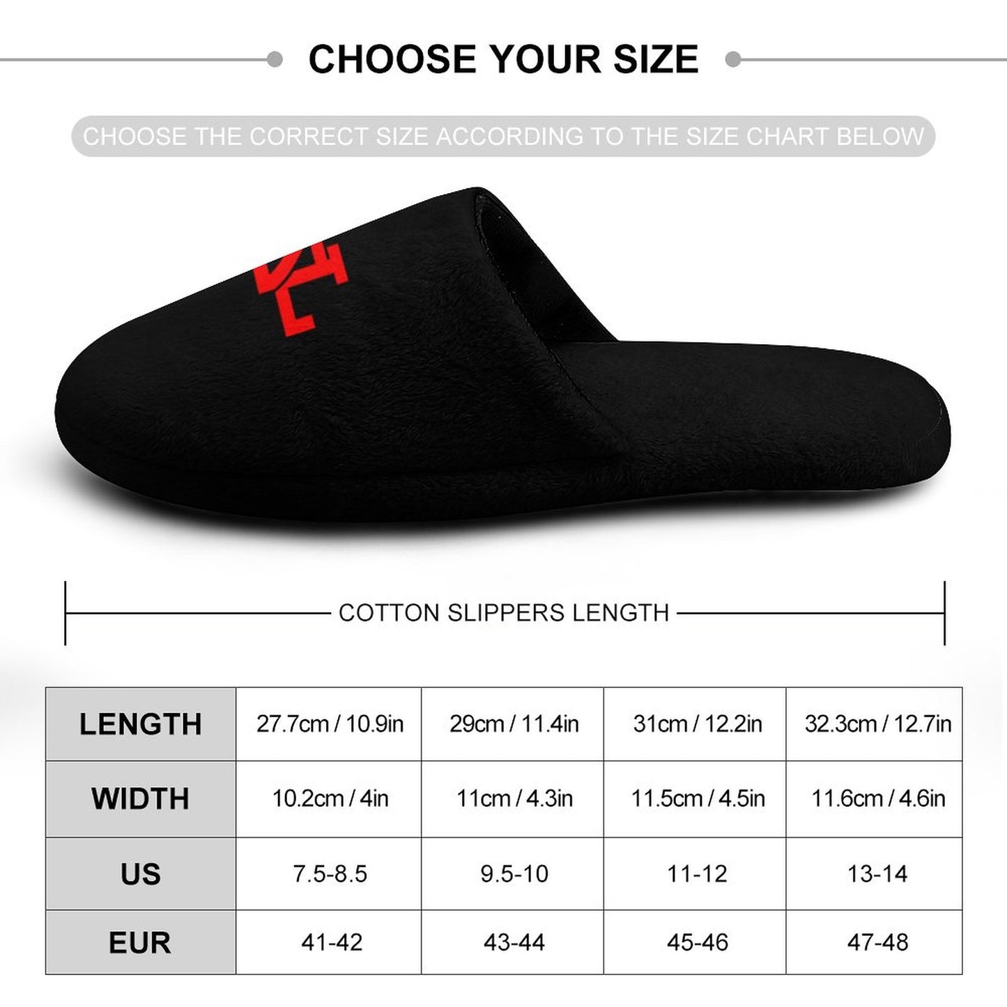 SL Flannel Men's Cotton Slippers