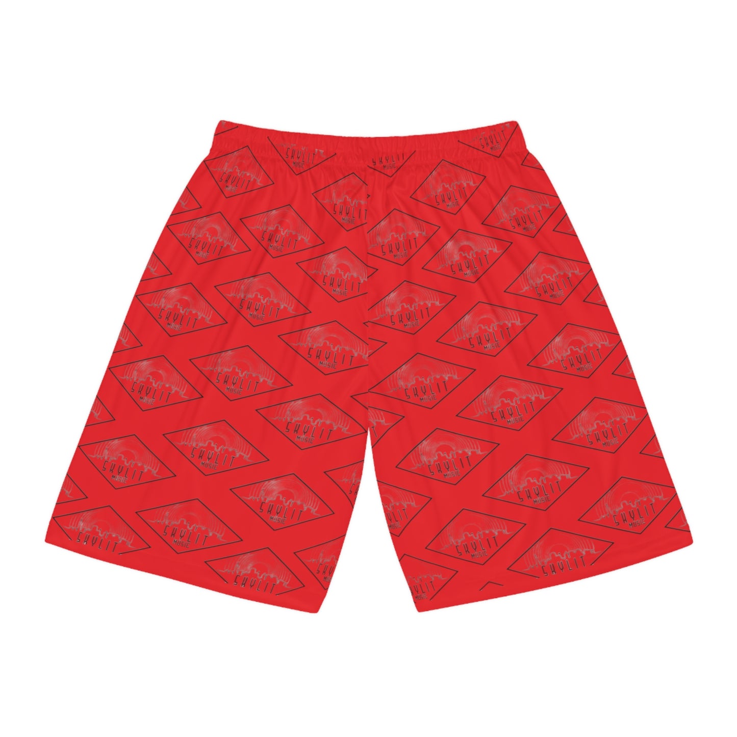 Skylit Music Basketball Shorts (Red)