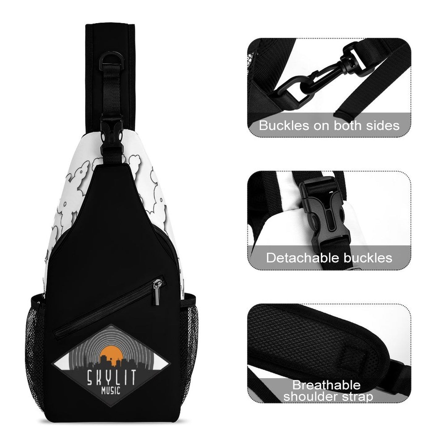 Skylit Music Logo Sling Bag