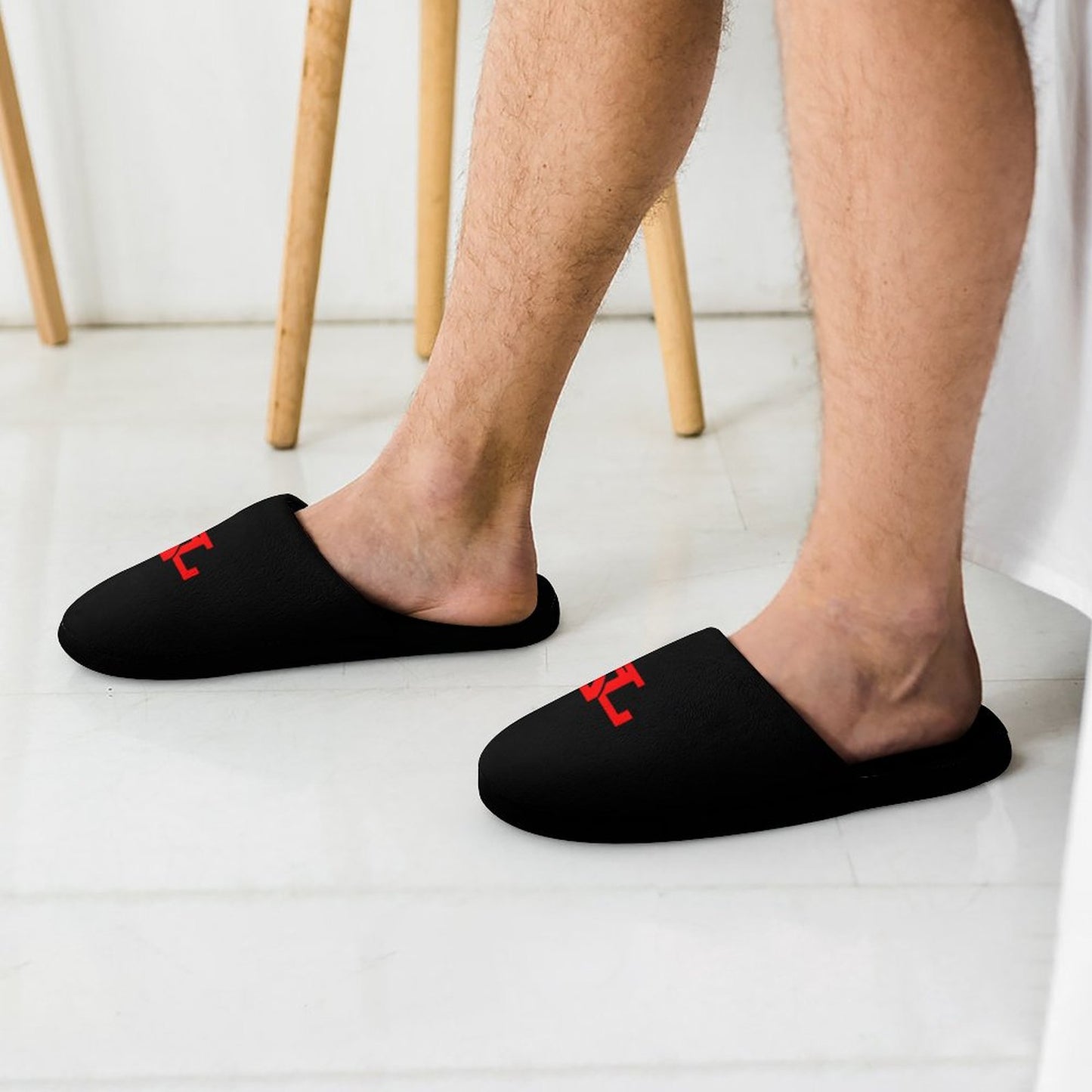 SL Flannel Men's Cotton Slippers