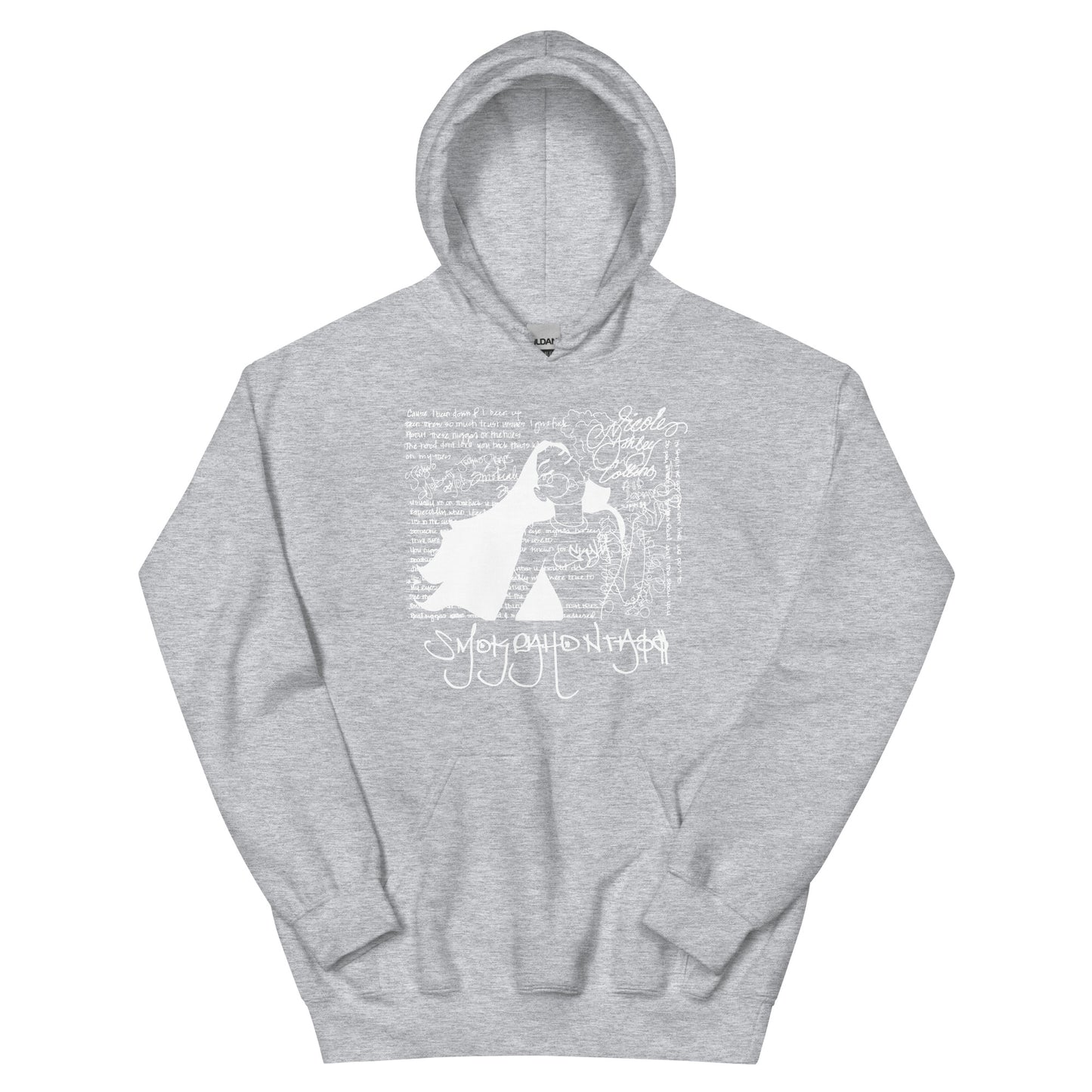 Smokeahontass Rhymebook Hoodie With White