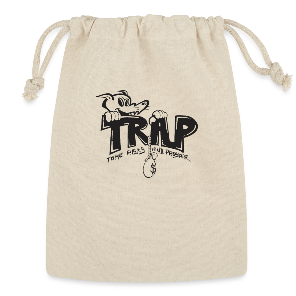 Reusable Trapper's Gift Bag - Natural
