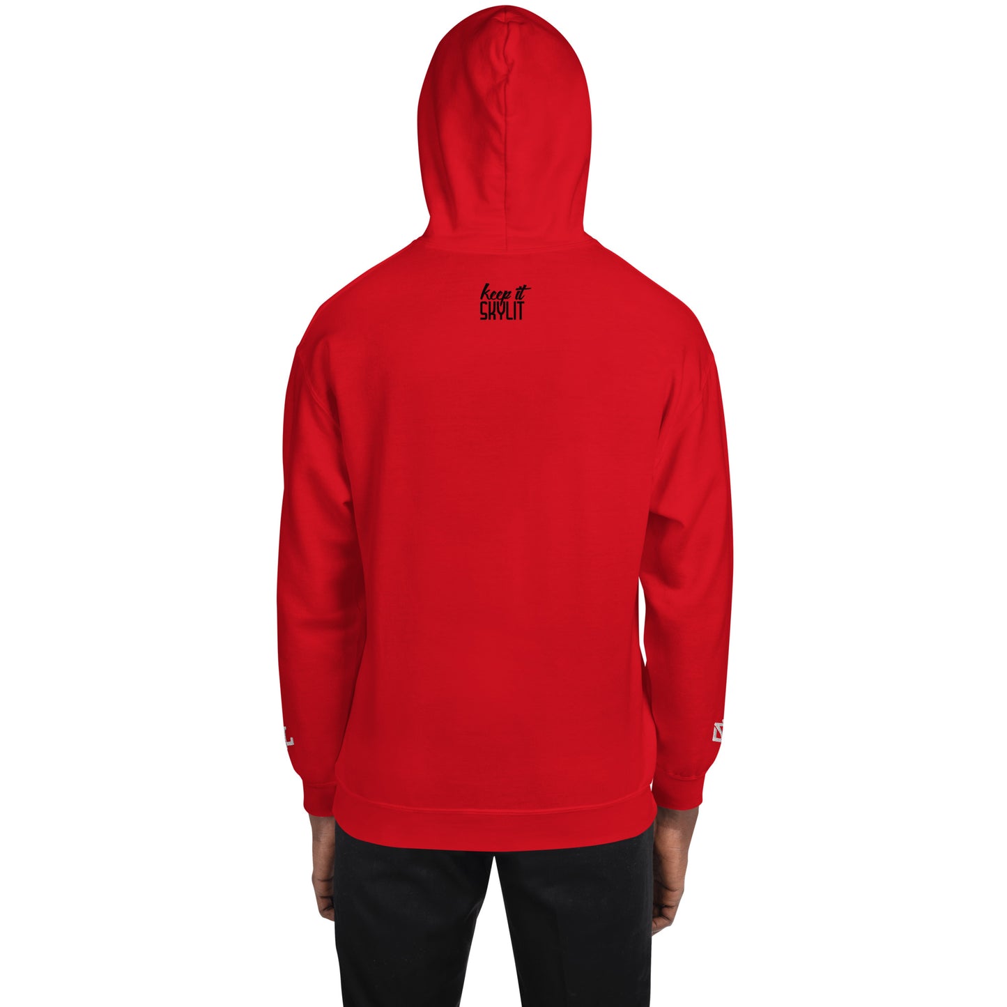 Run Skylit Embroidered Hoodie (Red)