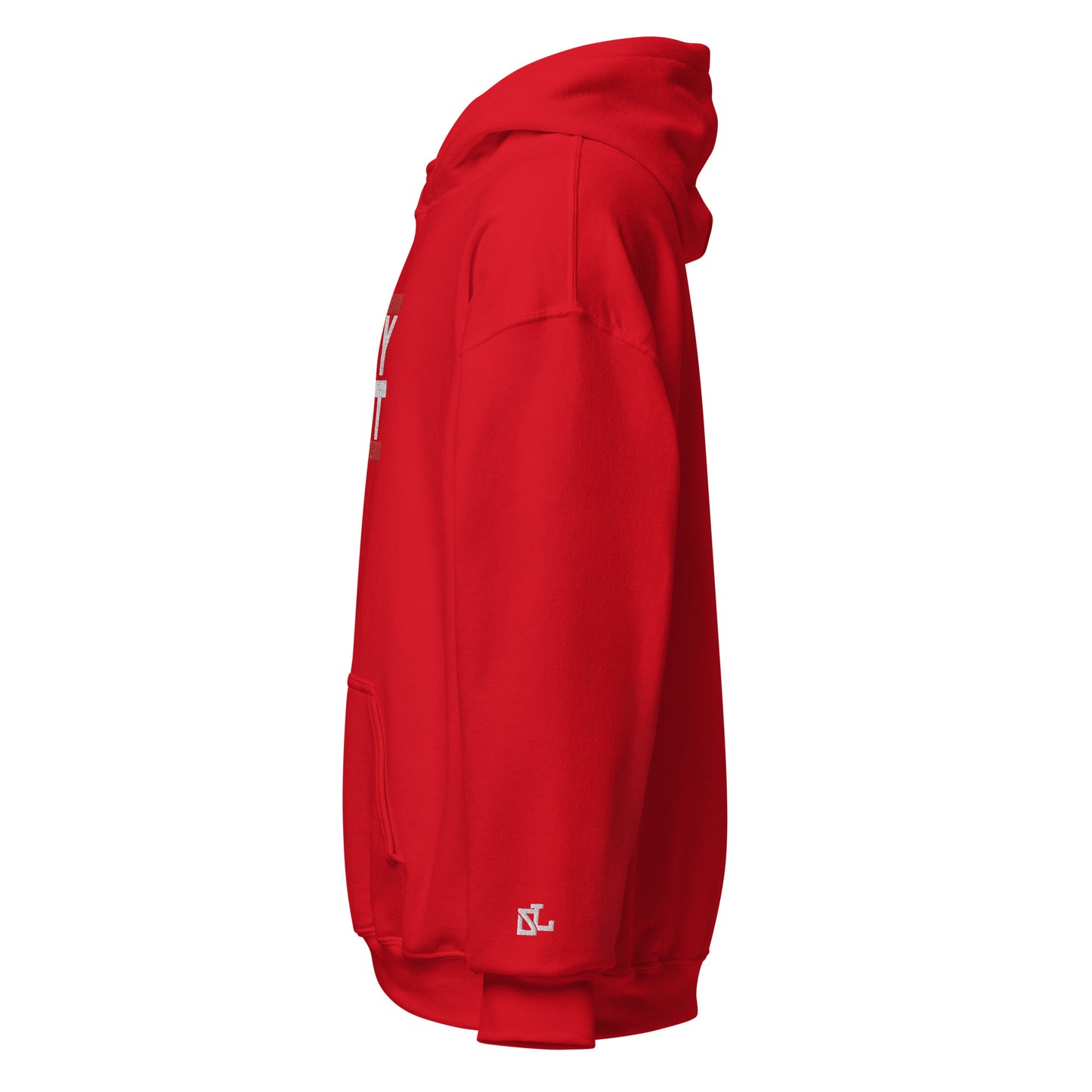 Run Skylit Embroidered Hoodie (Red)